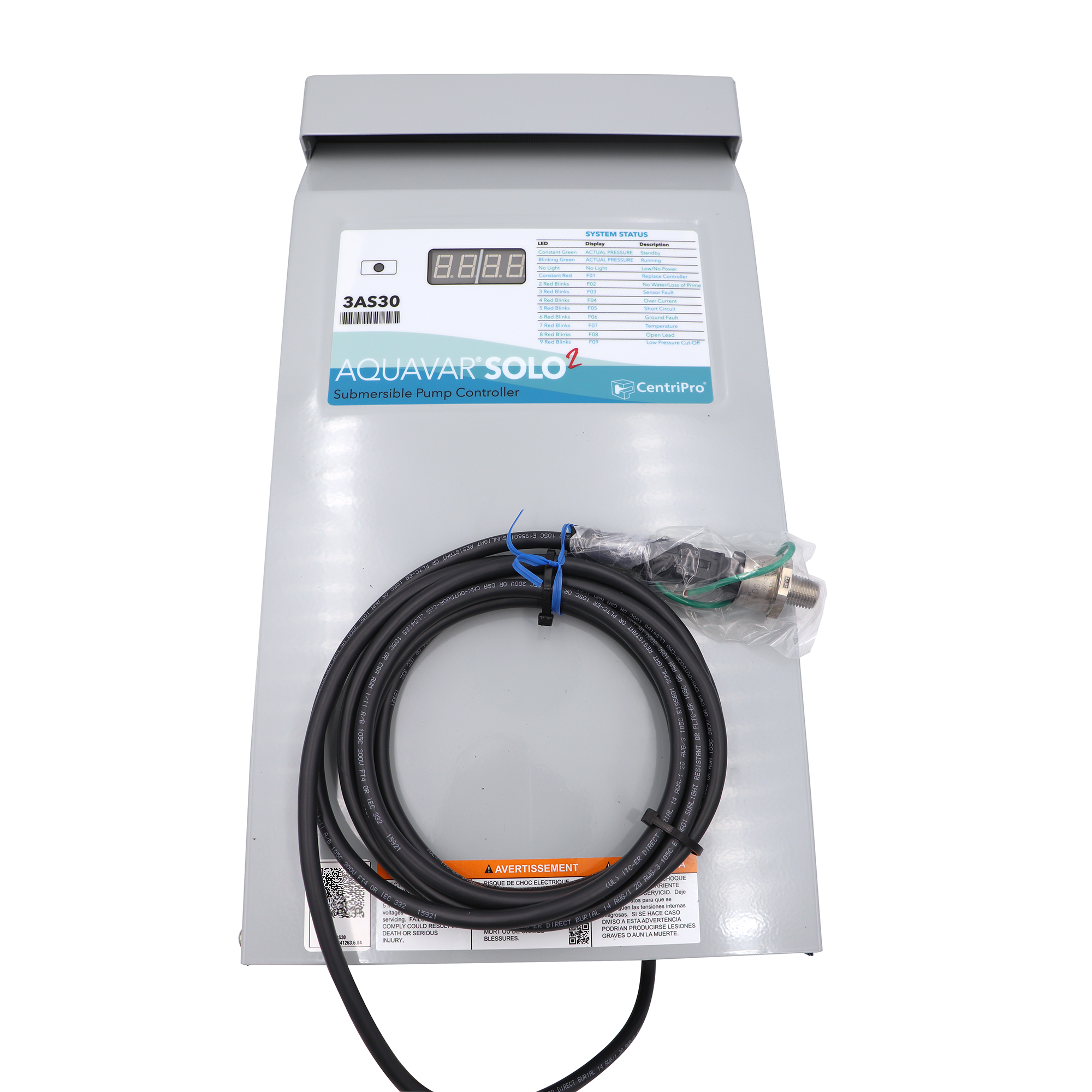 CentriPro® Aquavar® Solo2™ 3AS50 Controller Assembly, 230 V, 4 to 122