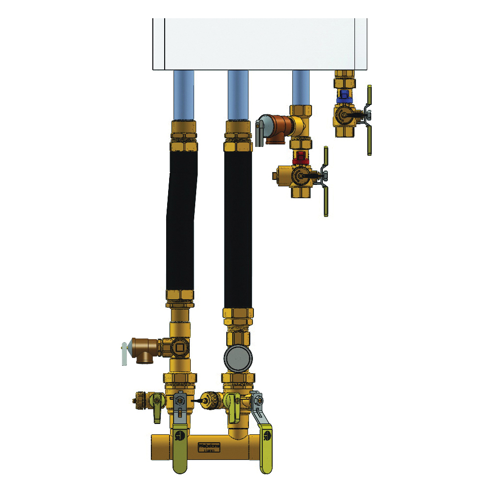 Webstone Hydro-Core™ H-5FK5-CH Complete Near Boiler Piping Kit With  Internal Circulator Pump, Brass, Import | First Supply