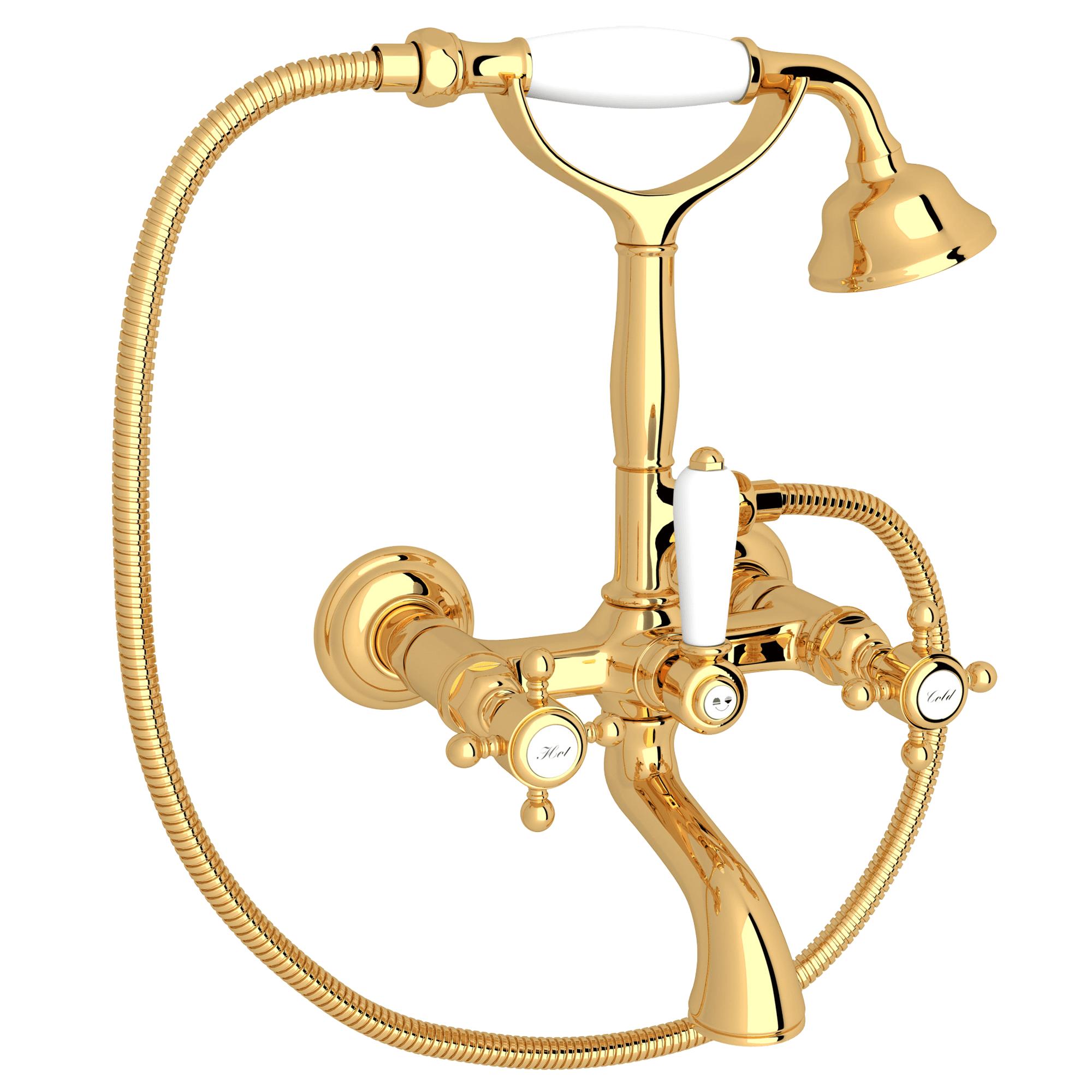 Rohl® A1401XMIB Rohl Multiple Collections Traditional Low Level Single Tub Filler, Italian Brass