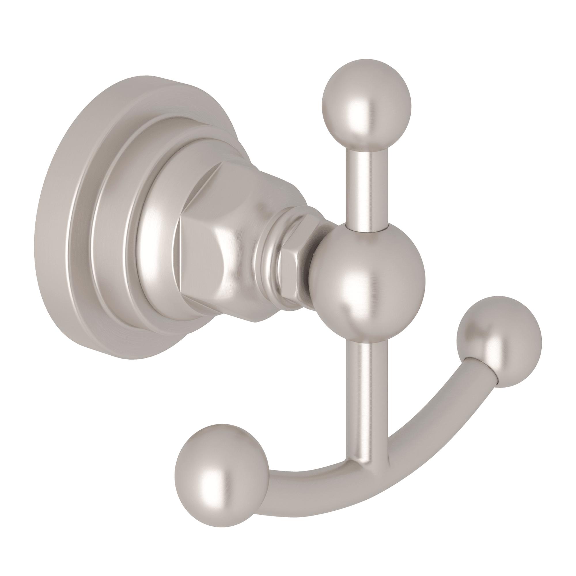 Rohl® A1481LISTN San Giovanni Transitional Robe Hook, Satin Nickel