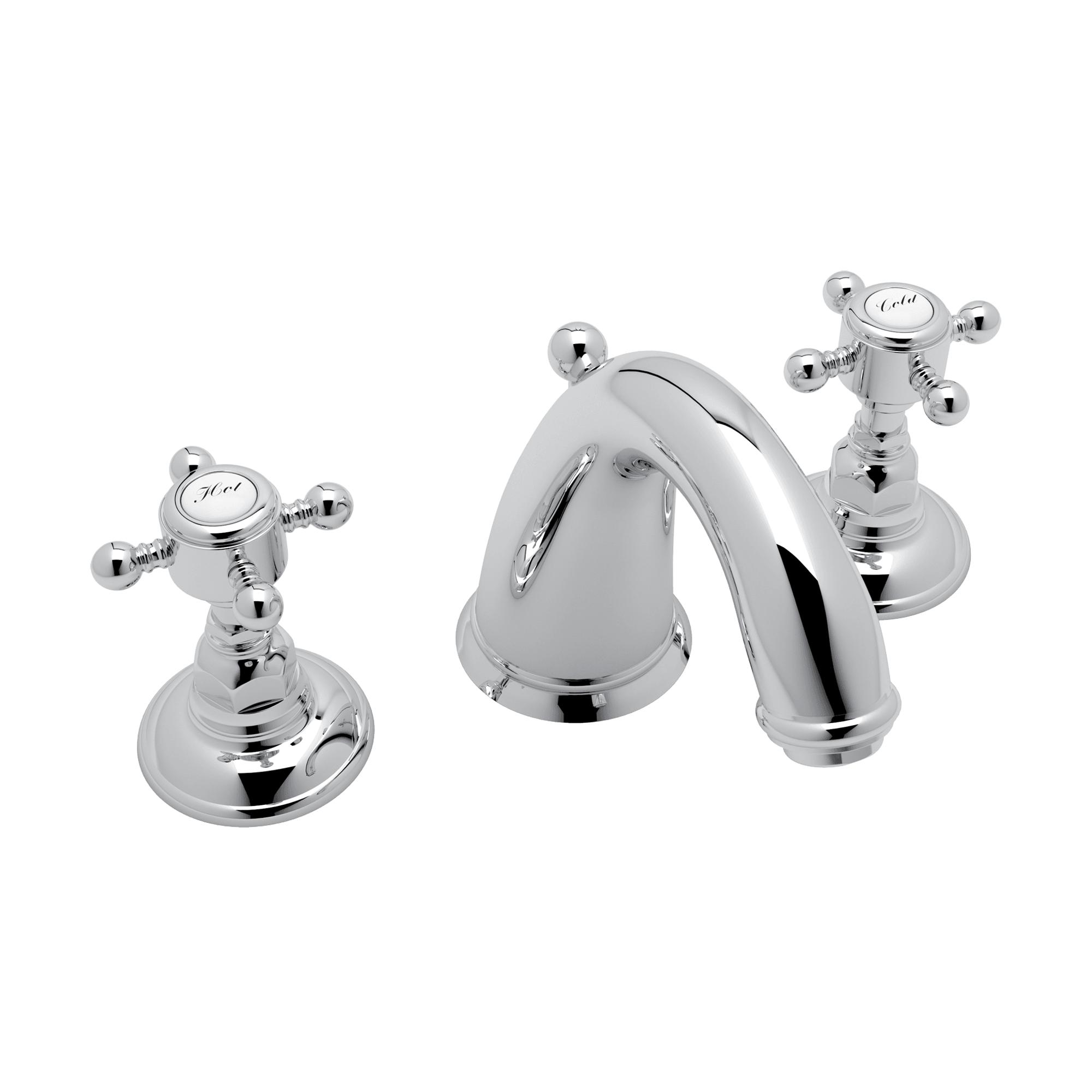 Rohl® A2108XMAPC-2 Viaggio Traditional Bathroom Faucet, 1.2 gpm, Polished Chrome