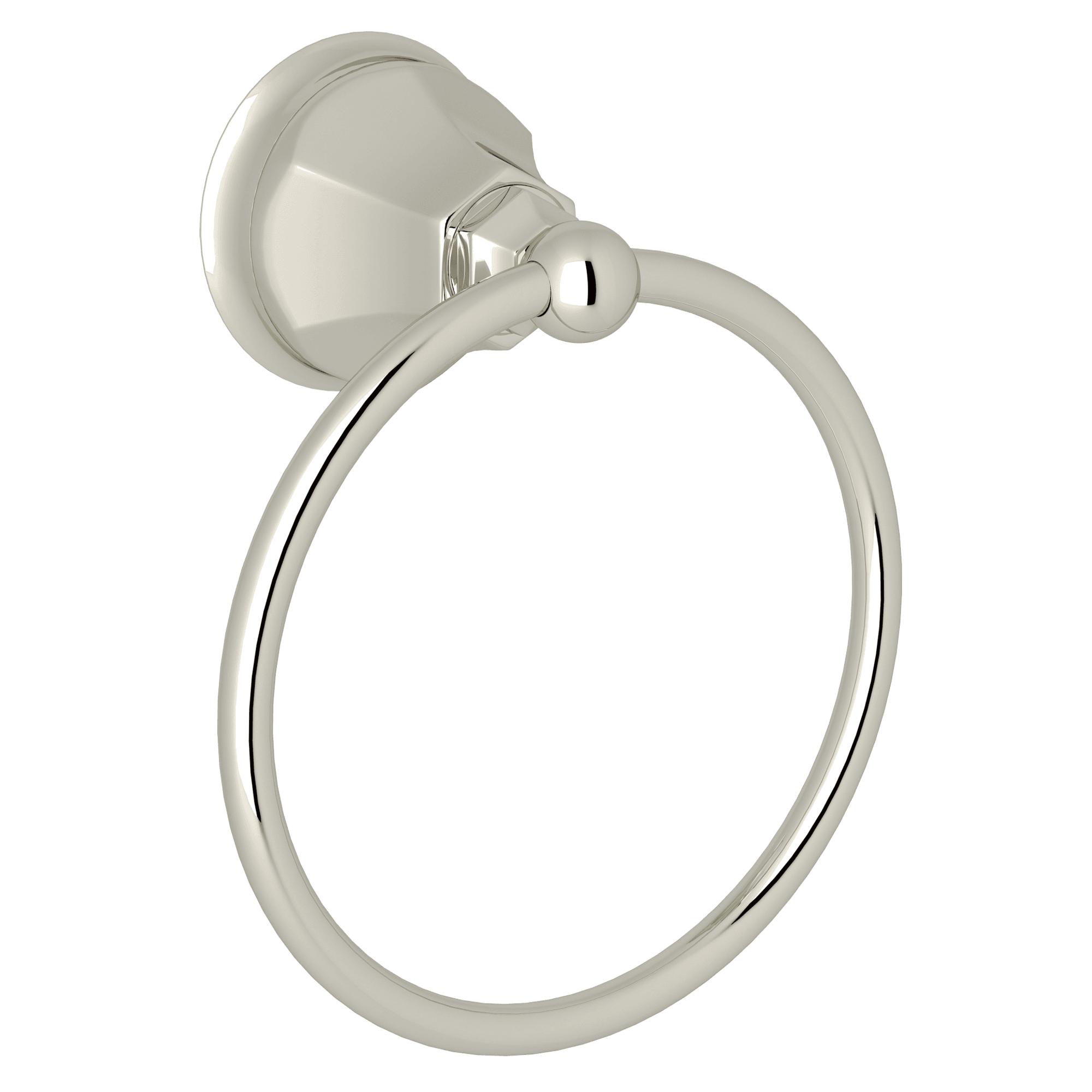 Rohl® A6885PN Palladian Transitional Towel Ring, Polished Nickel