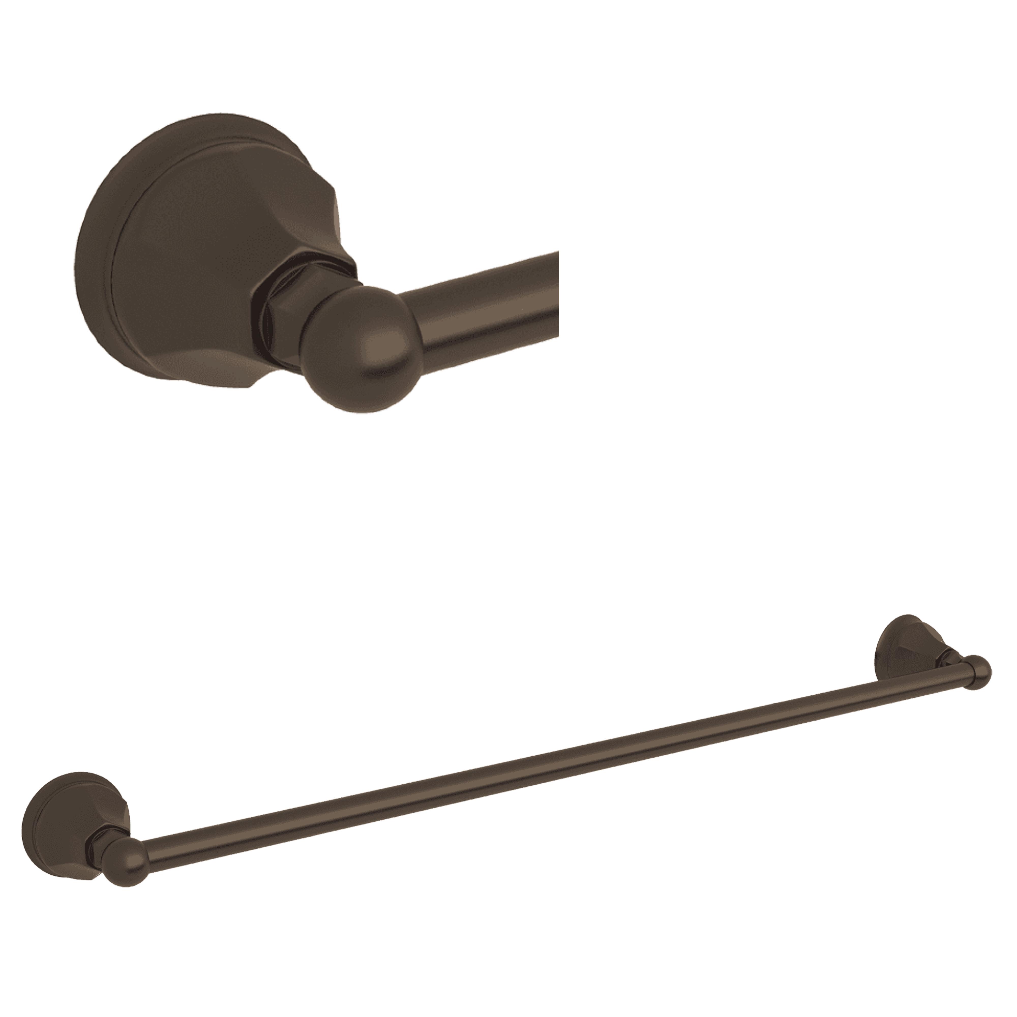 Rohl® A6886/30TCB Palladian Transitional Towel Bar, 30 in L, Tuscan Brass