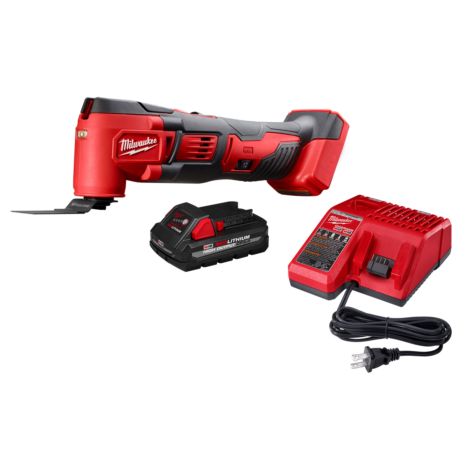 Milwaukee® 262621HO M18™ LithiumIon Cordless Oscillating MultiTool Kit First Supply