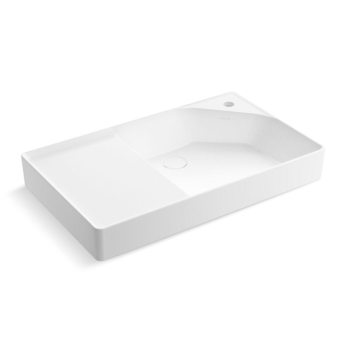 Kohler® 315570 31557 Spacity Sink, Square Shape, Vanity Top/Wall/SemiRecessed Mounting