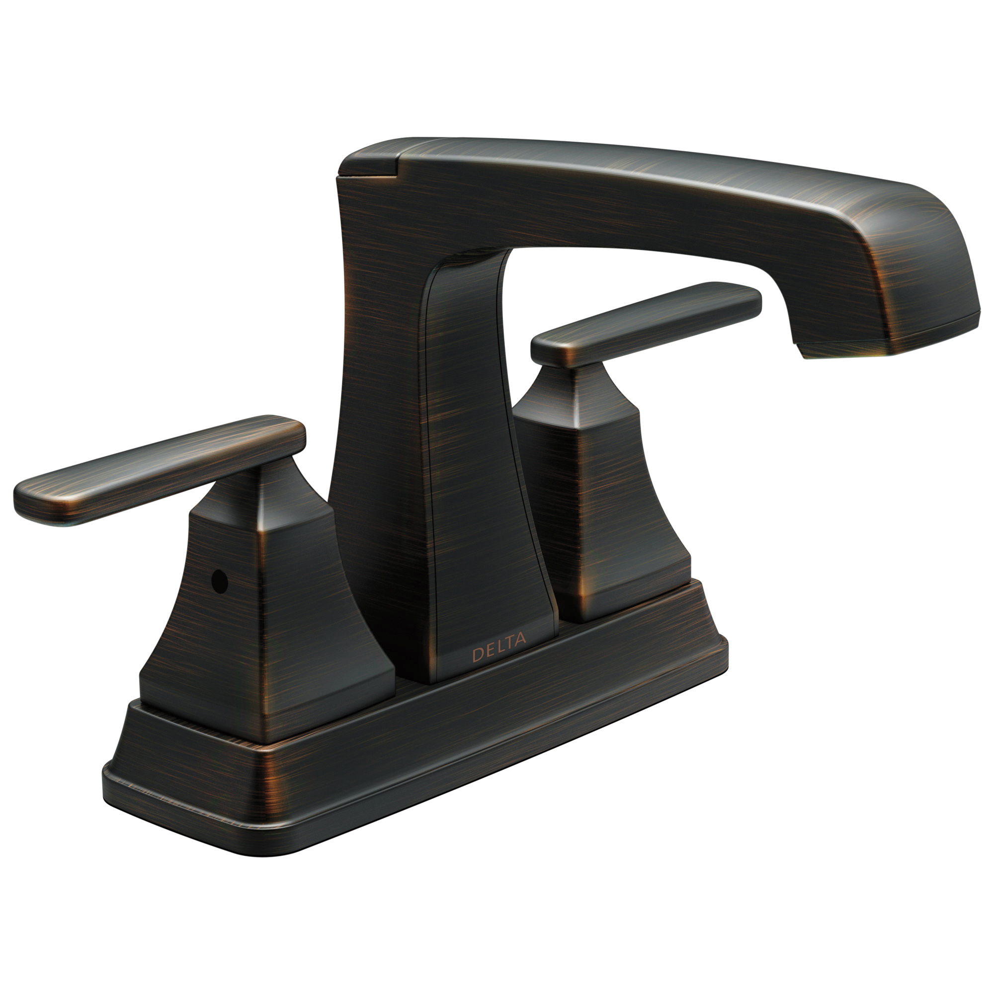 DELTA® 2564-RBMPU-DST Centerset Lavatory Faucet, Ashlyn®, Venetian Bronze, 2 Handles, Metal Pop-Up Drain, 1.2 gpm