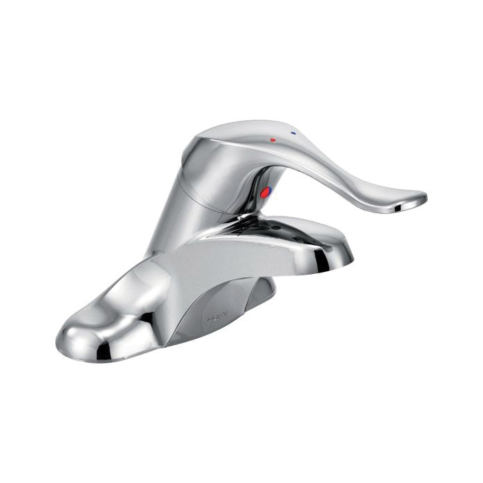 Moen® 8422 Centerset Bathroom Faucet, M-BITION™, Chrome Plated, 1 Handles, 1.2 gpm