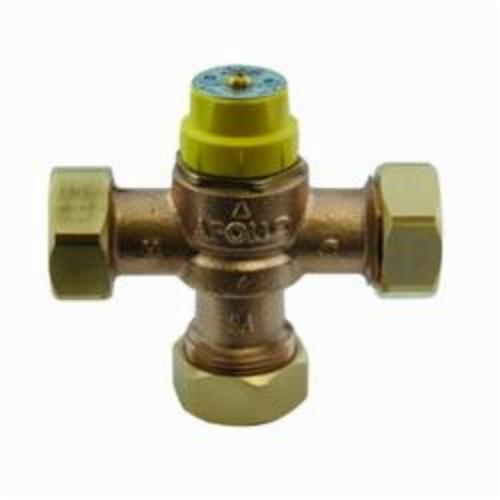 Apollo™ 34BLF213S, MVBS12LF Dual Master Thermostatic Mixing Valve, 1/2", Solder, 150 psig, 1.5