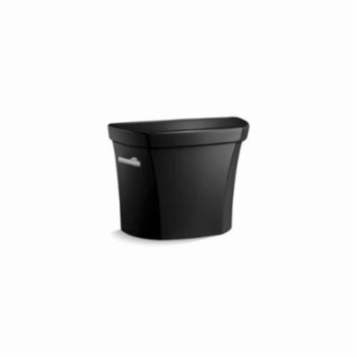 Kohler® 44687 Toilet Tank, Wellworth®, 1.6 gpf, 21/8 in Left Hand Lever Flush, Black First