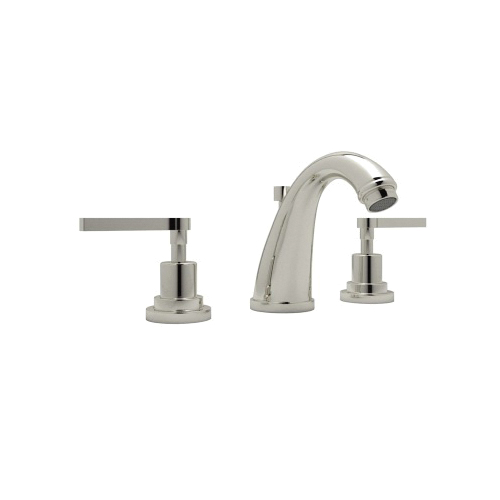 A1208LM-PN-2 Transitional Bath Avanti Widespread Lavatory Faucet, Polished Nickel, Pop-Up Drain