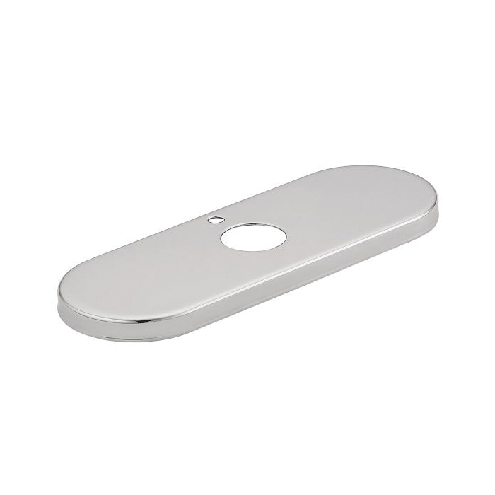 99457 Deck Plate, Brass, Chrome Plated