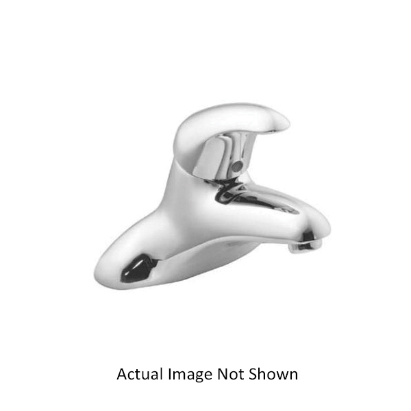 Moen® 8414F12 Centerset Bathroom Faucet, M-DURA™, Chrome Plated, 1 Handles, Pop-Up Drain, 1.2 gpm