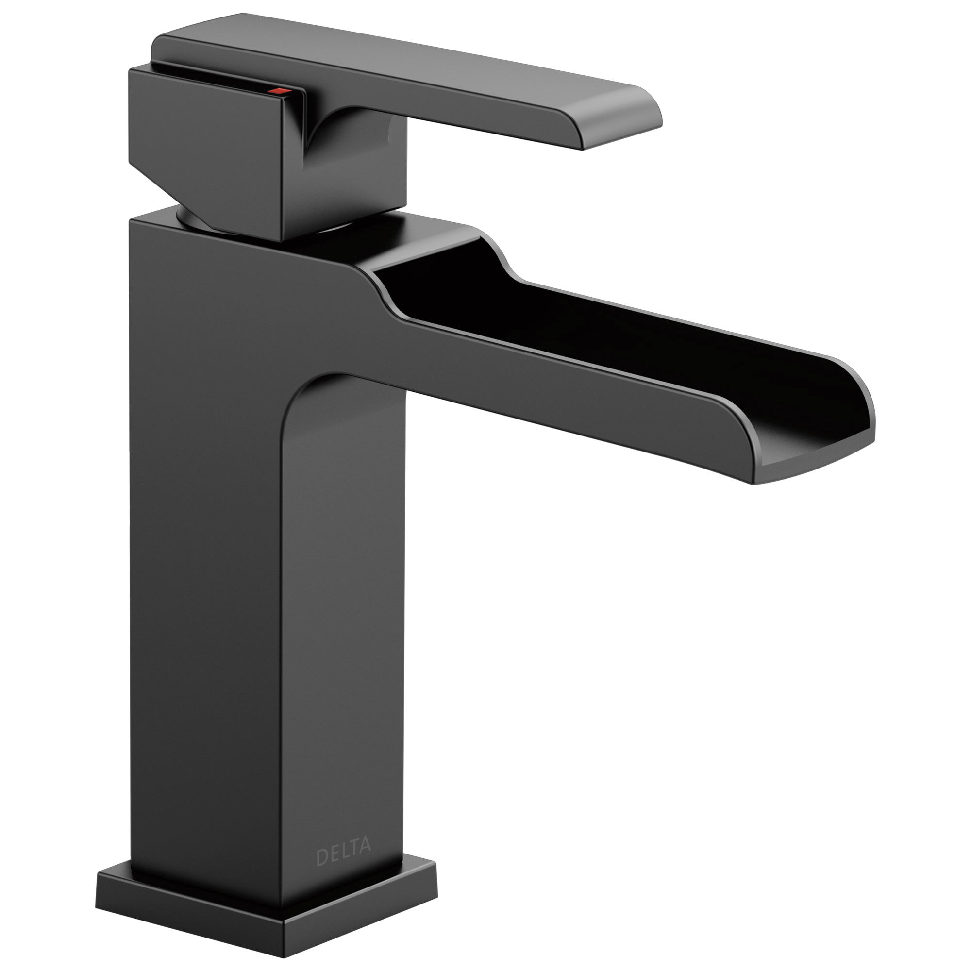 DELTA® 568LF-BLLPU Lavatory Faucet, Ara®, Matte Black, 1 Handles, 1.2 gpm