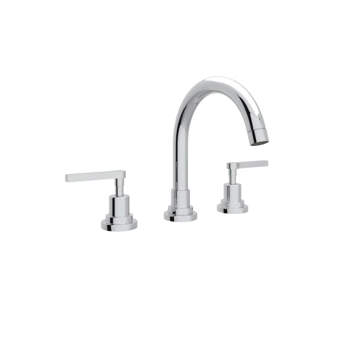A2228LM-APC-2 Modern Bath Lombardia Widespread Lavatory Faucet, Polished Chrome, Pop-Up Drain