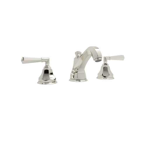 A1908LM-PN-2 Transitional Palladian Widespread Lavatory Faucet, Polished Nickel