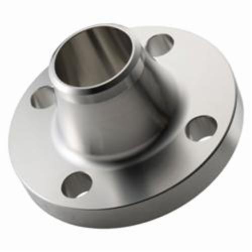 A45110L-64 4" Raised Face Weld Neck Flange, Forged 304/304L Stainless Steel, 150 lb, SCH 10S Bore, Import