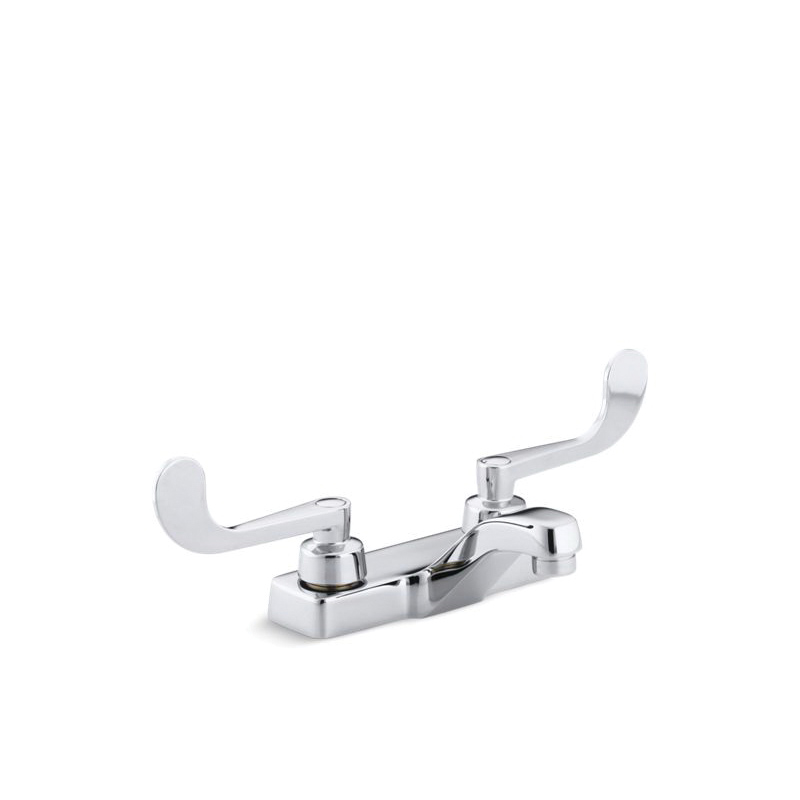 Kohler® 7404-5N-CP Centerset Bathroom Sink Faucet, Triton™, Polished Chrome, 2 Handles, 0.5 gpm
