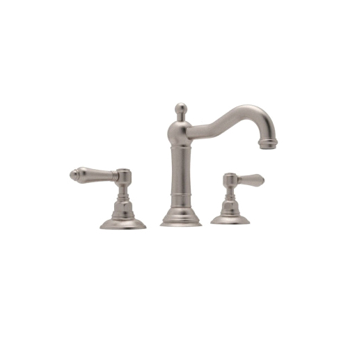 A1409LM-STN-2 Country Bath Acqui Widespread Lavatory Faucet, Satin Nickel, Pop-Up Drain