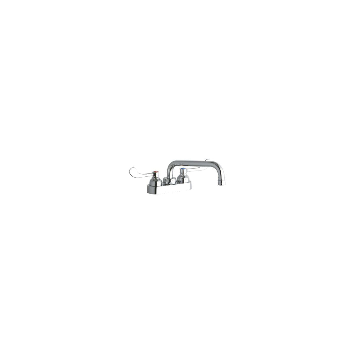 LK406TS08T4 Centerset Bathroom Faucet, Chrome Plated, 2 Handles, 1.5 gpm
