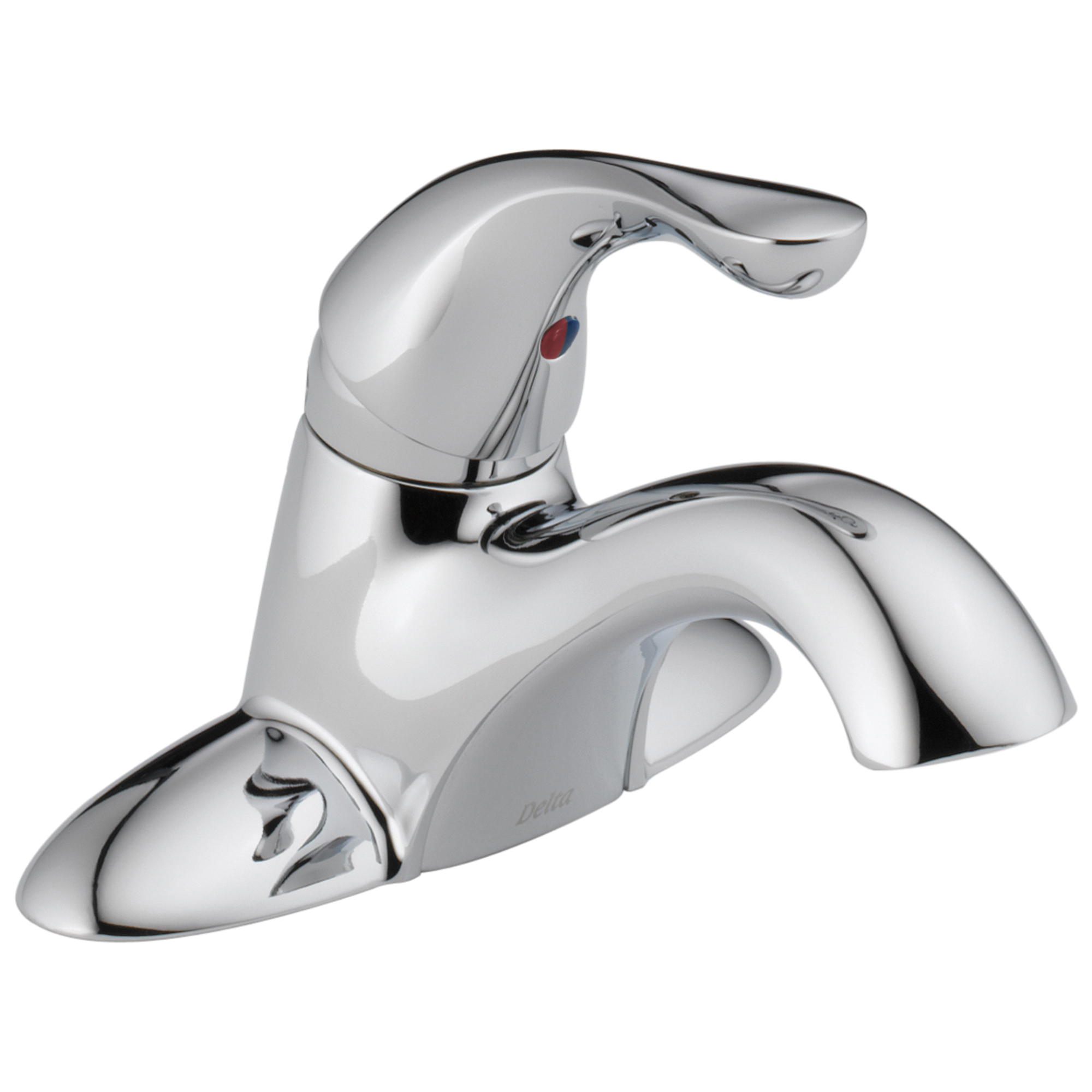 DELTA® 501-DST Centerset Lavatory Faucet, Classic, Chrome Plated, 1 Handles, 1.2 gpm
