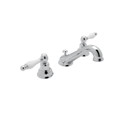 AC102OP-APC-2 Country Bath Arcana Widespread Lavatory Faucet, Polished Chrome, Pop-Up Drain