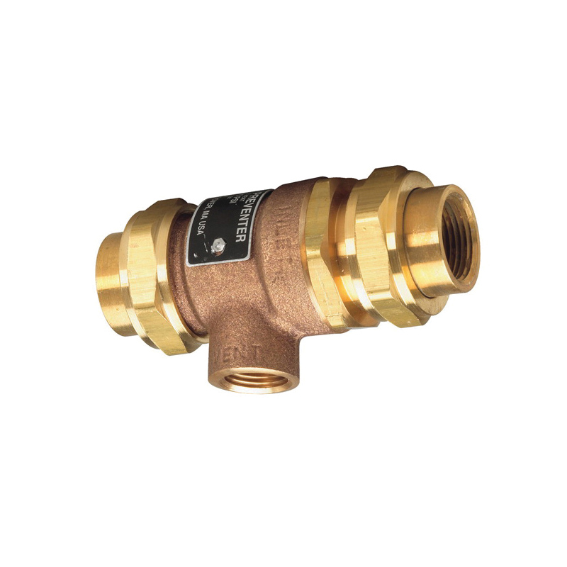 0061888 9D, 9D M2 Backflow Preventer With Atmospheric Vent, Brass Body