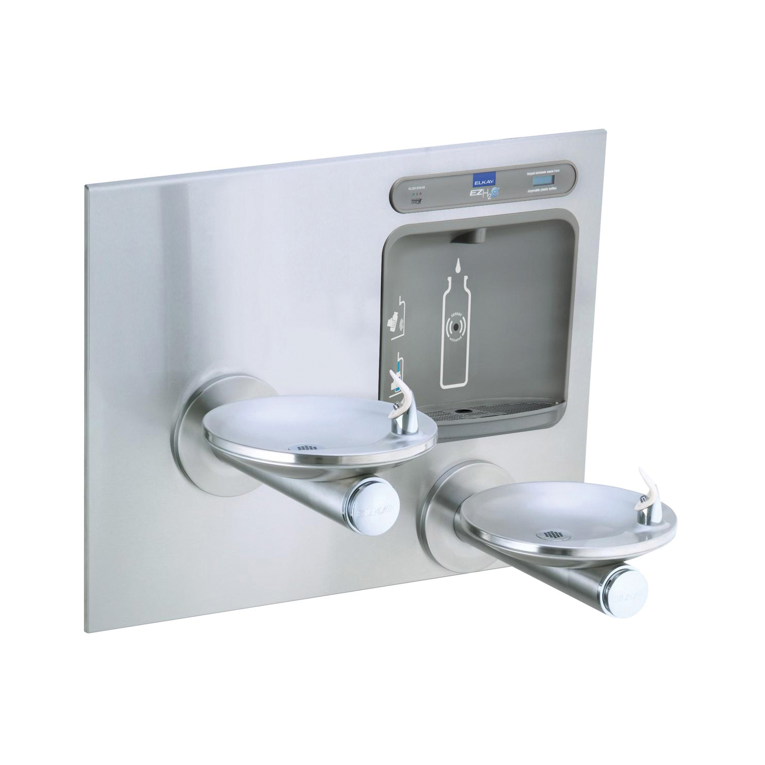 LZWS-EDFPBM117K EZH2O® Filtered Barrier Free Bottle Filling 