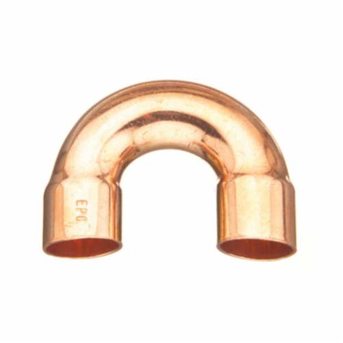 138 Solder Return Bend, 1x1x3 in ID, 1-1/8x3-1/8 in OD, CxC, Wrot Copper