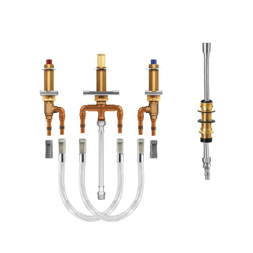 9793 Adjustable Roman Tub High Flow Rough-In Valve With Diverter