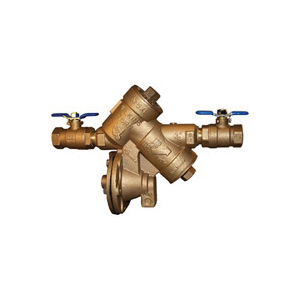 975XL 3/4 Y-Pattern Backflow Preventer, Quarter-Turn Ball Valve, Cast Bronze Body, Reduced Pressure Backflow