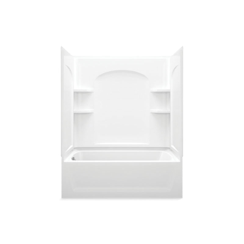 Sterling® 712201100 Ensemble™ Bath/Shower Wall Set, 60 in L x 32 in