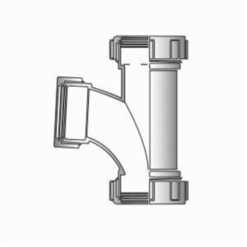 IPEX Enfield™ Electrofusion 156210 Pipe Tee, 4 in, Mechanical Joint
