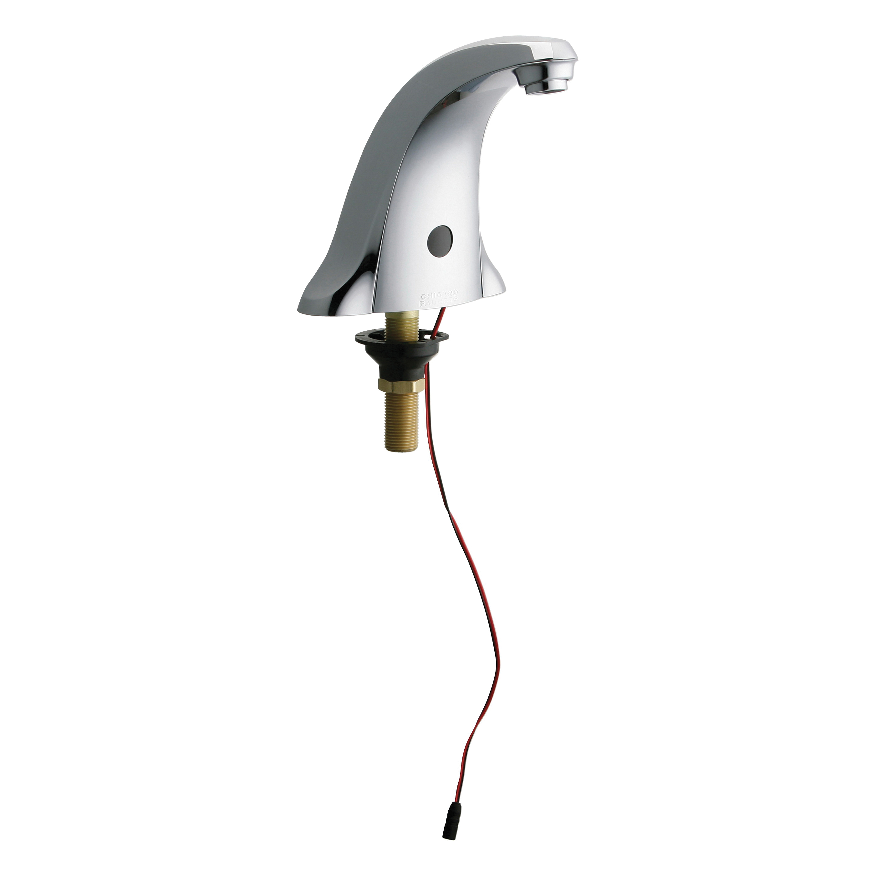 Chicago Faucet® E-Tronic® 40 116.706.AB.1 Sink Faucet With Dual Beam Infrared Sensor, Chrome Plated, 0.5 gpm