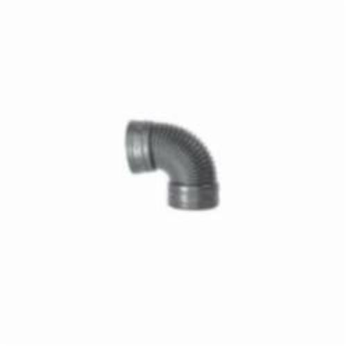 ADS® 0390AA Snap Elbow, For Use With Single Wall Corrugated Pipe, 3 in Size, 90 deg Angle, Polyethylene, Black