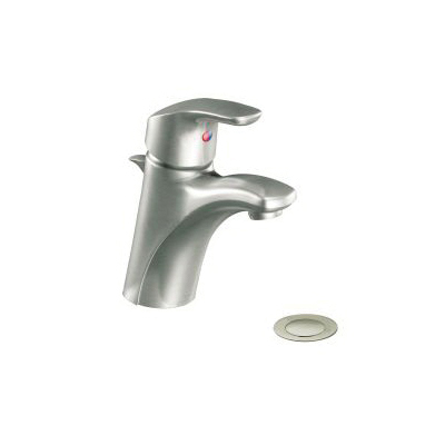 CFG CA42711BN Lavatory Faucet, Baystone™, Brushed Nickel, 1 Handles, Pop-Up Drain, 1.2 gpm