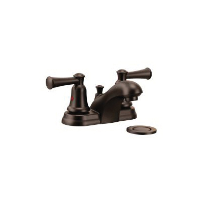CFG CA41211OWB Lavatory Faucet, Capstone®, Old World Bronze, 2 Handles, 50/50 Pop-Up Drain, 1.2 gpm