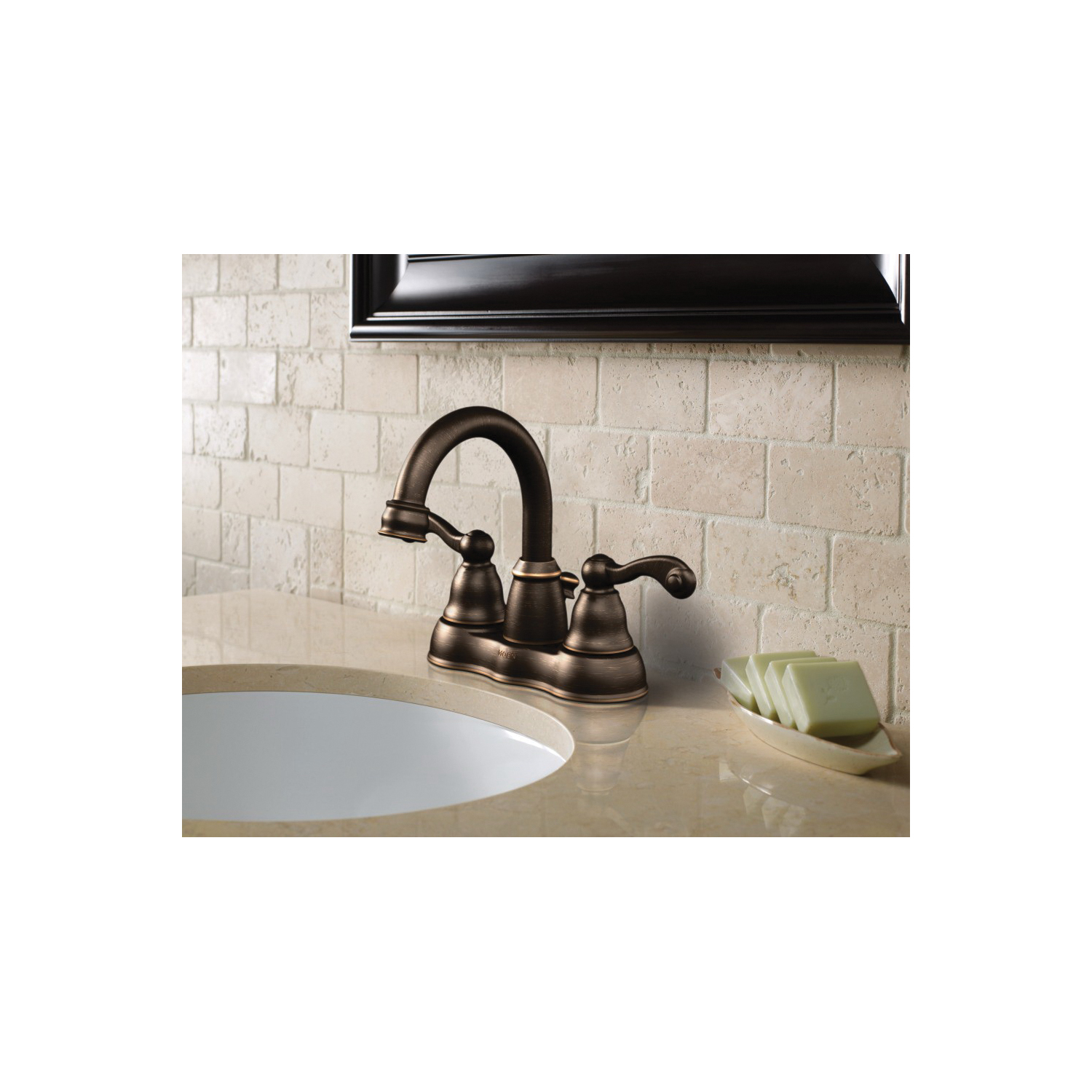 Moen® WS84003 Centerset Bathroom Faucet, Traditional®, Chrome Plated, 2 Handles, 50/50 Pop-Up Drain, 1.2 gpm