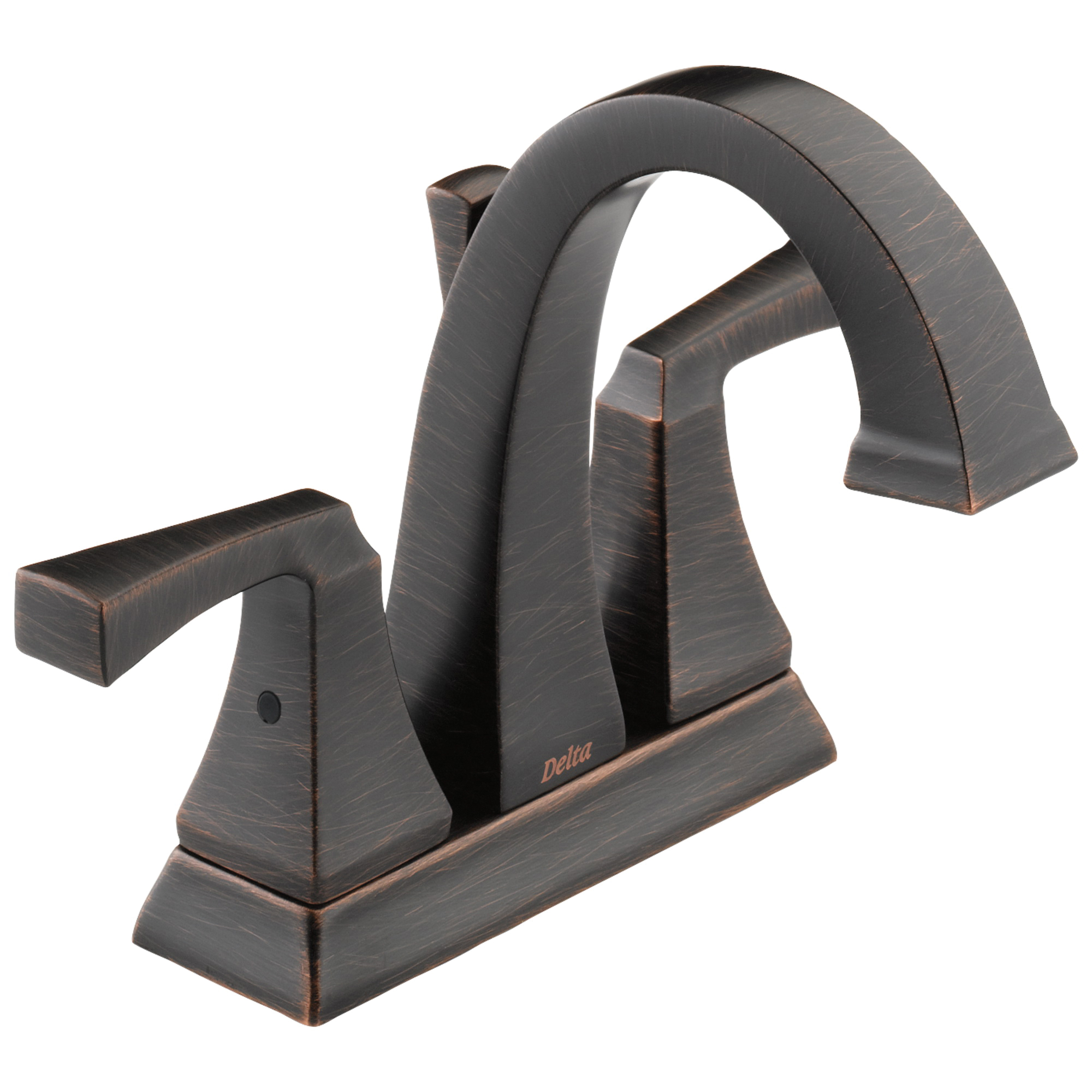 DELTA® 2551-RBMPU-DST Centerset Lavatory Faucet, Dryden™, Venetian Bronze, 2 Handles, Metal Pop-Up Drain, 1.2 gpm