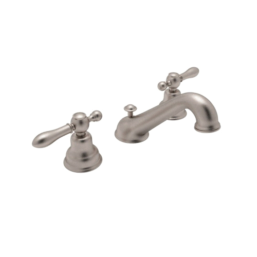 AC102LM-STN-2 Country Bath Arcana Widespread Lavatory Faucet, Satin Nickel, Pop-Up Drain
