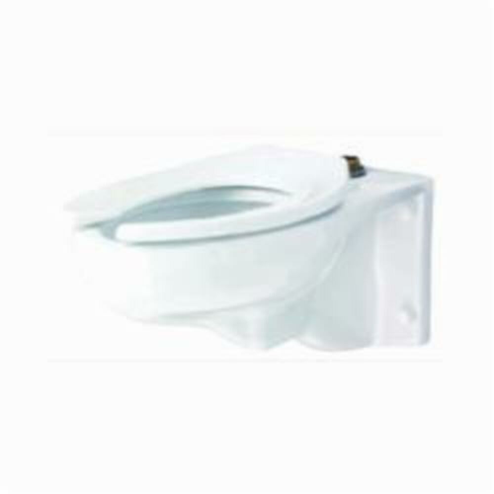 Gerber® North Point™ 25-033 Top Spud Bowl Without Toilet seat, Elongated, 13 in H Rim, 1.28/1.6 gpf, White