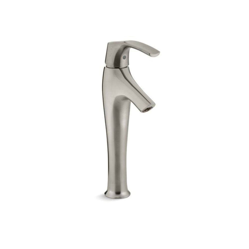19774-4-BN Tall Bathroom Sink Faucet, Touch-Activated Drain, Vibrant® Brushed Nickel