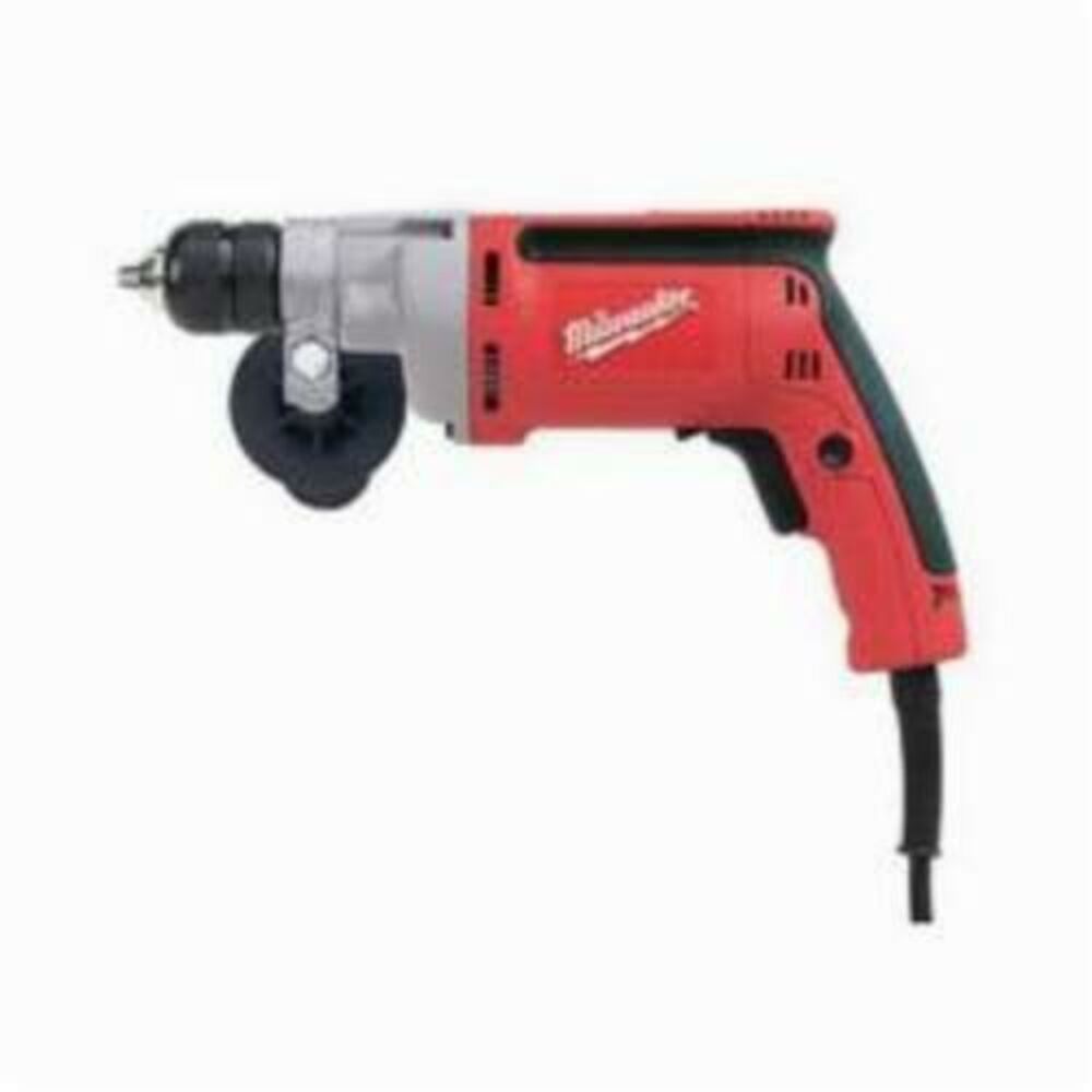 Milwaukee® 0201-20 Magnum™ Double Insulated Electric Drill, 3/8 in 2-Sleeve/Keyless Chuck, 120 VAC, 0 to 2500 rpm, 12 in OAL, Tool Only