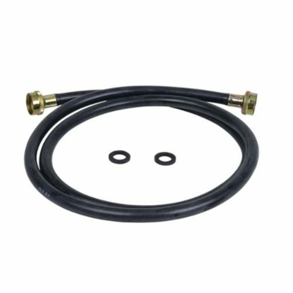 Harvey® 093260 Washing Machine Inlet Hose With Fitting Washers, 3/8 in, 6 ft L