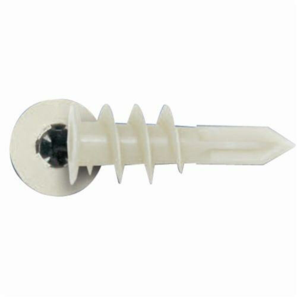 Powers® Zip-It® 02345 Self-Drilling Wallboard Anchor, #6-8, 15/16 in L Thread, Nylon
