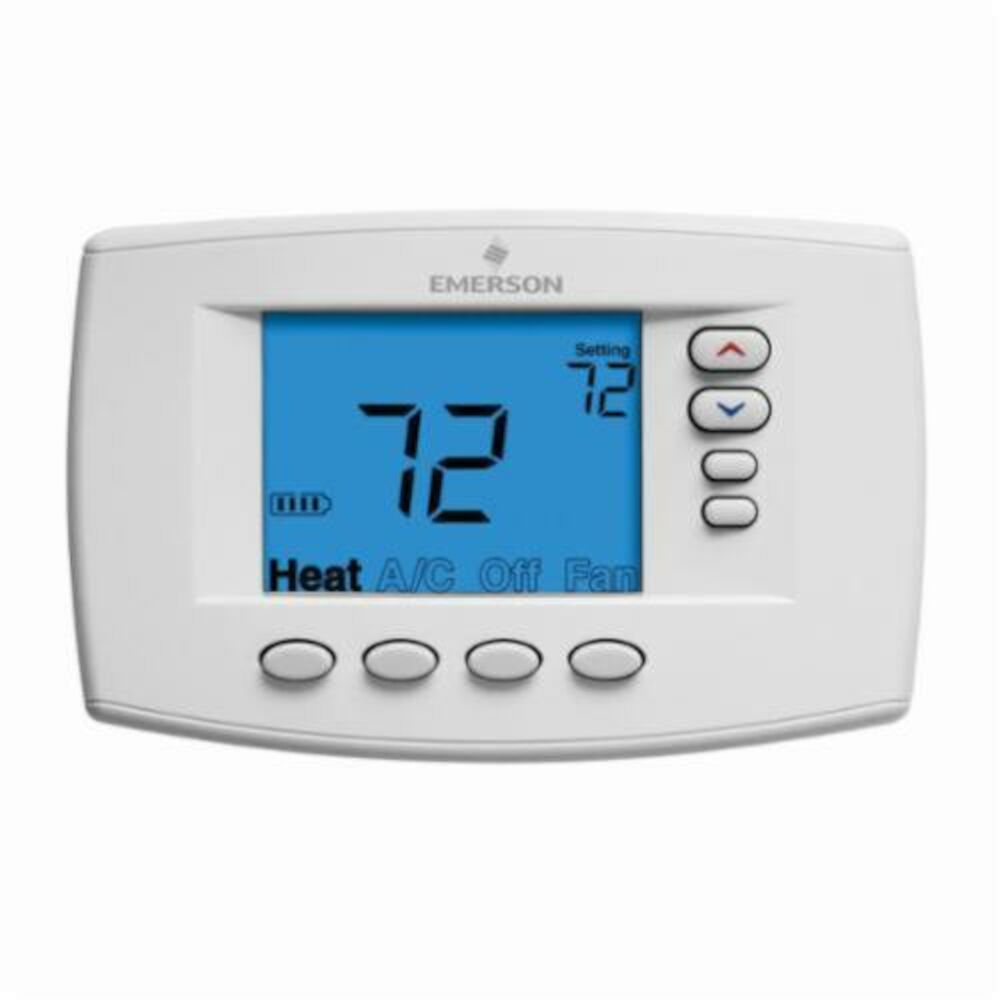 1F95EZ-0671 Thermostat, Digital, Programmable/Non-Programmable Thermostat, 45 to 99 Degree F Control