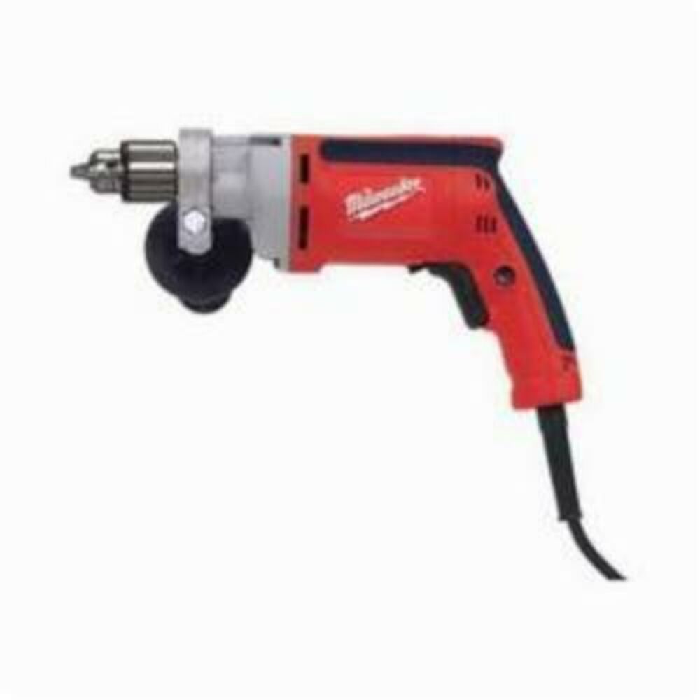 Milwaukee® 0200-20 Magnum™ Grounded Heavy Duty Electric Drill, 3/8 in Keyed Chuck, 120 VAC, 0 to 1200 rpm, 12 in OAL, Tool Only