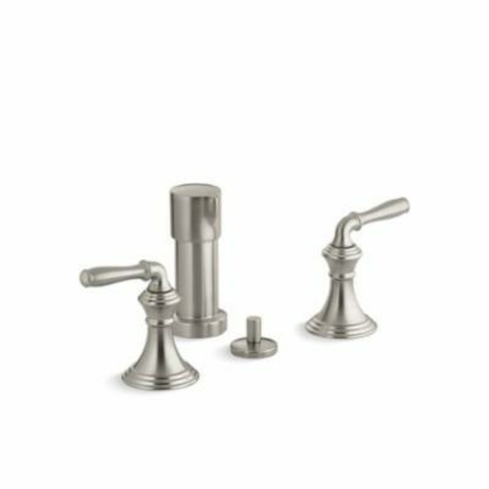 412-4-BN Widespread Bidet Faucet, 2.2 gpm Flow Rate, Vibrant® Brushed Nickel