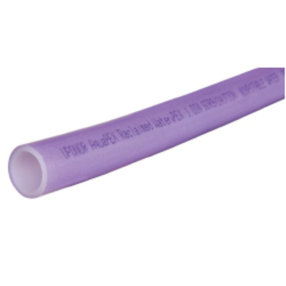 1 in Uponor AquaPEX Purple Reclaimed Water, 10 ft Straight Length Pipe