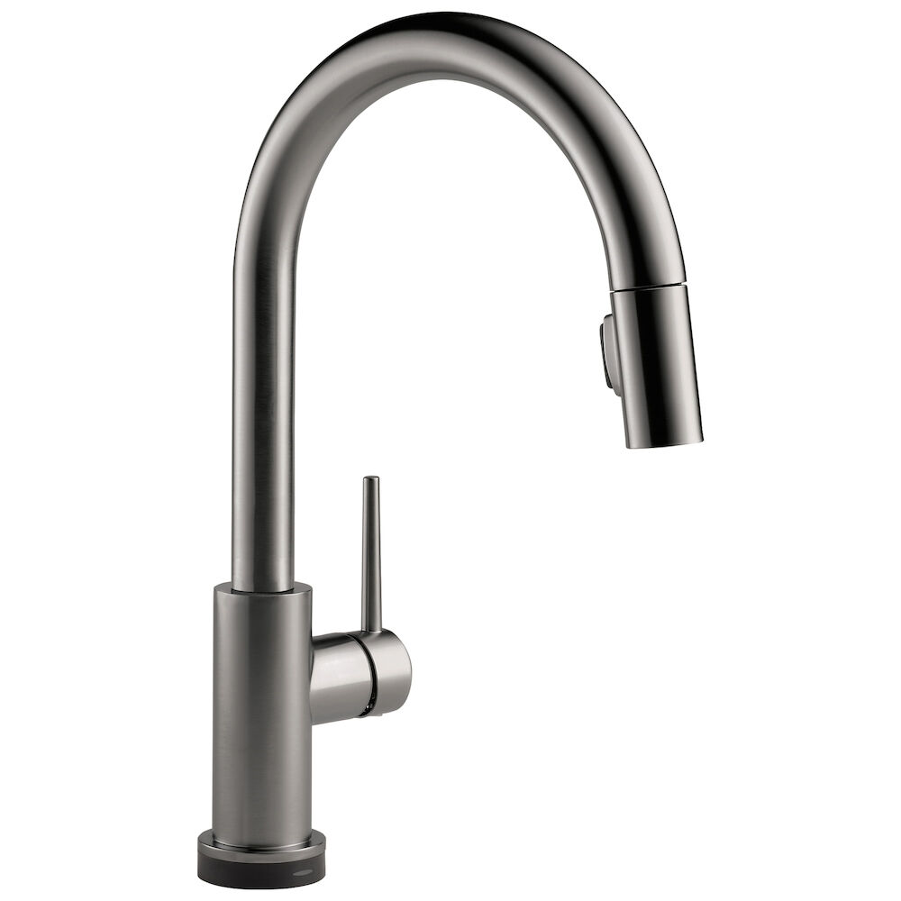 DELTA® 9159TV-KS-DST Trinsic® Touchless Black/Stainless Steel Pull-Down Kitchen Faucet