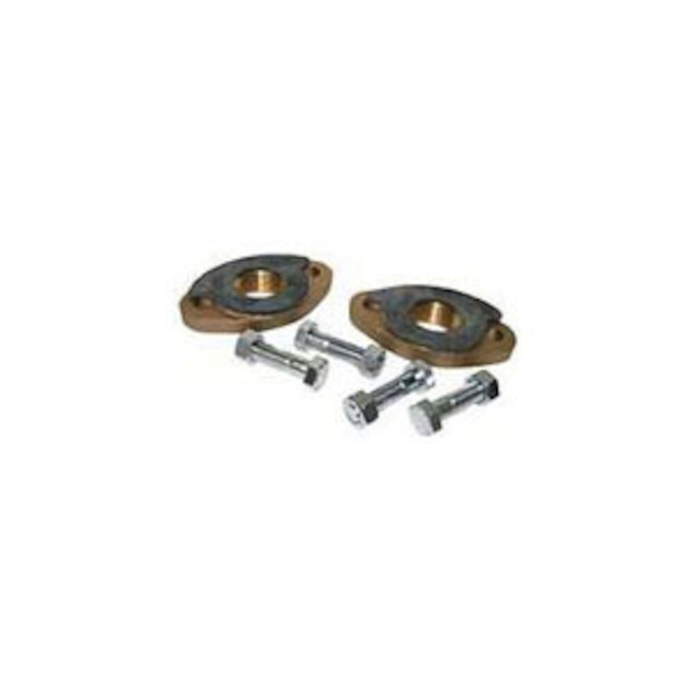 A.Y. McDonald 5131-083, 7610FKIT Meter Flange Kit, 1-1/2 in Meter, Oval Flange x FNPT, Brass, Domestic